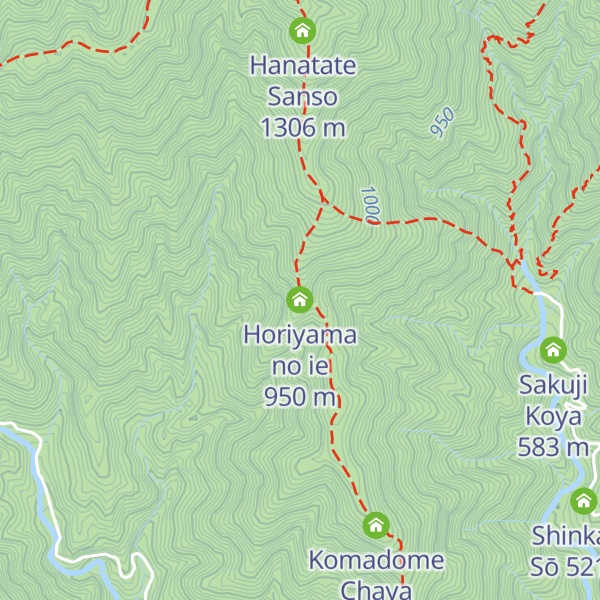Map of Horiyama no ie