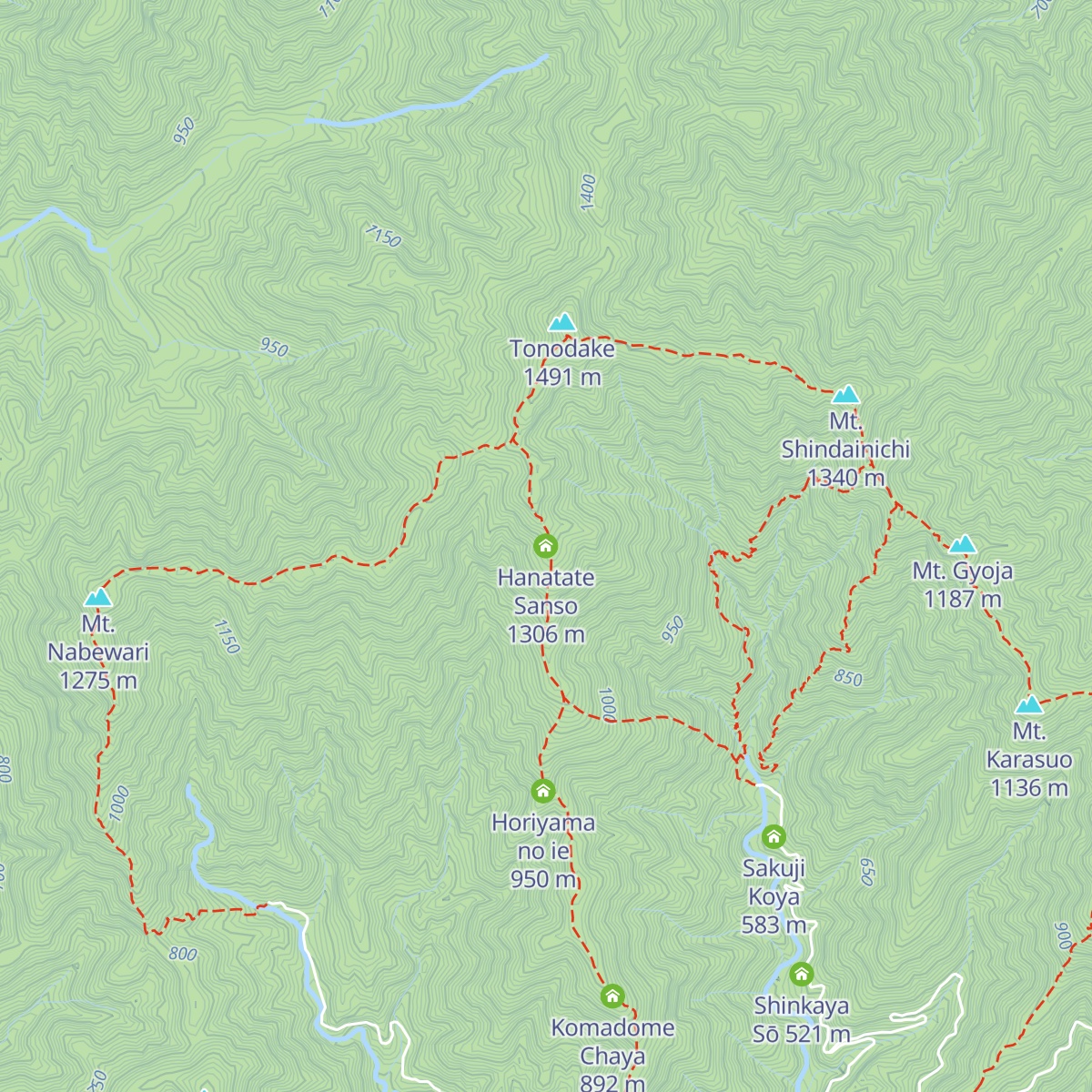 Hanatate Sanso map