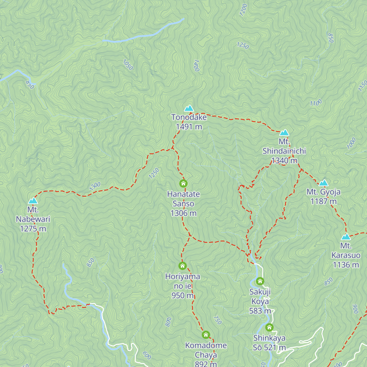 Hanatate Sanso map