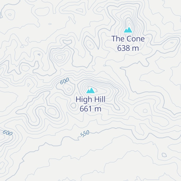 Map of High Hill