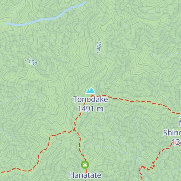 Map of Tonodake