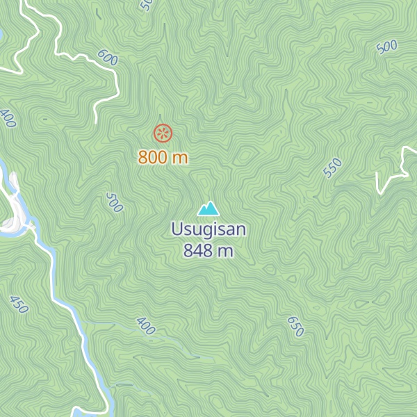Map of Usugisan