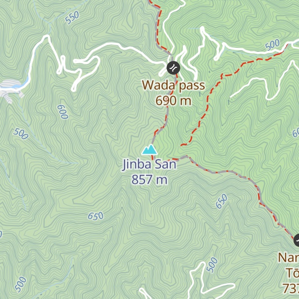 Map of Jinba San