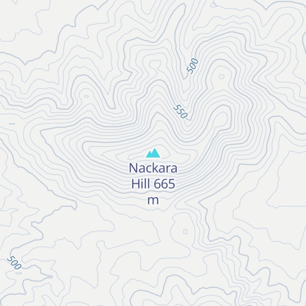Map of Nackara Hill
