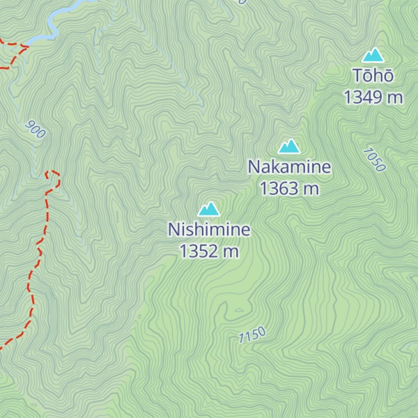 Map of Nishimine