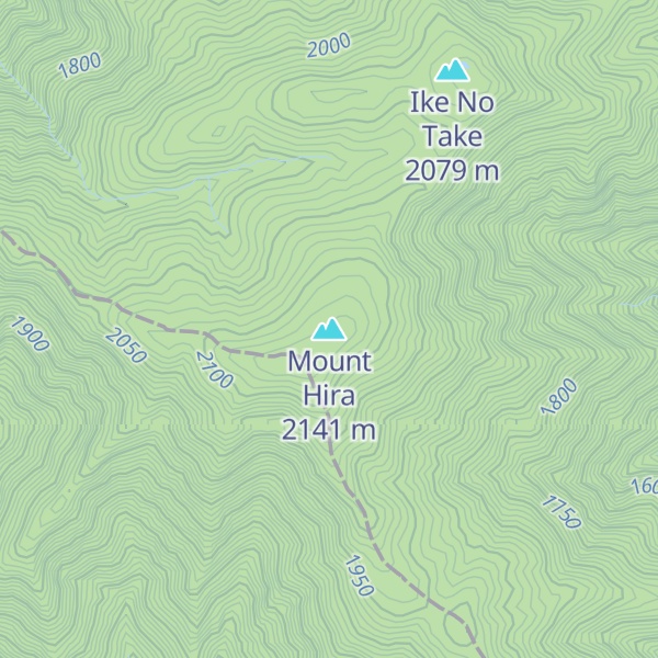 Map of Mount Hira