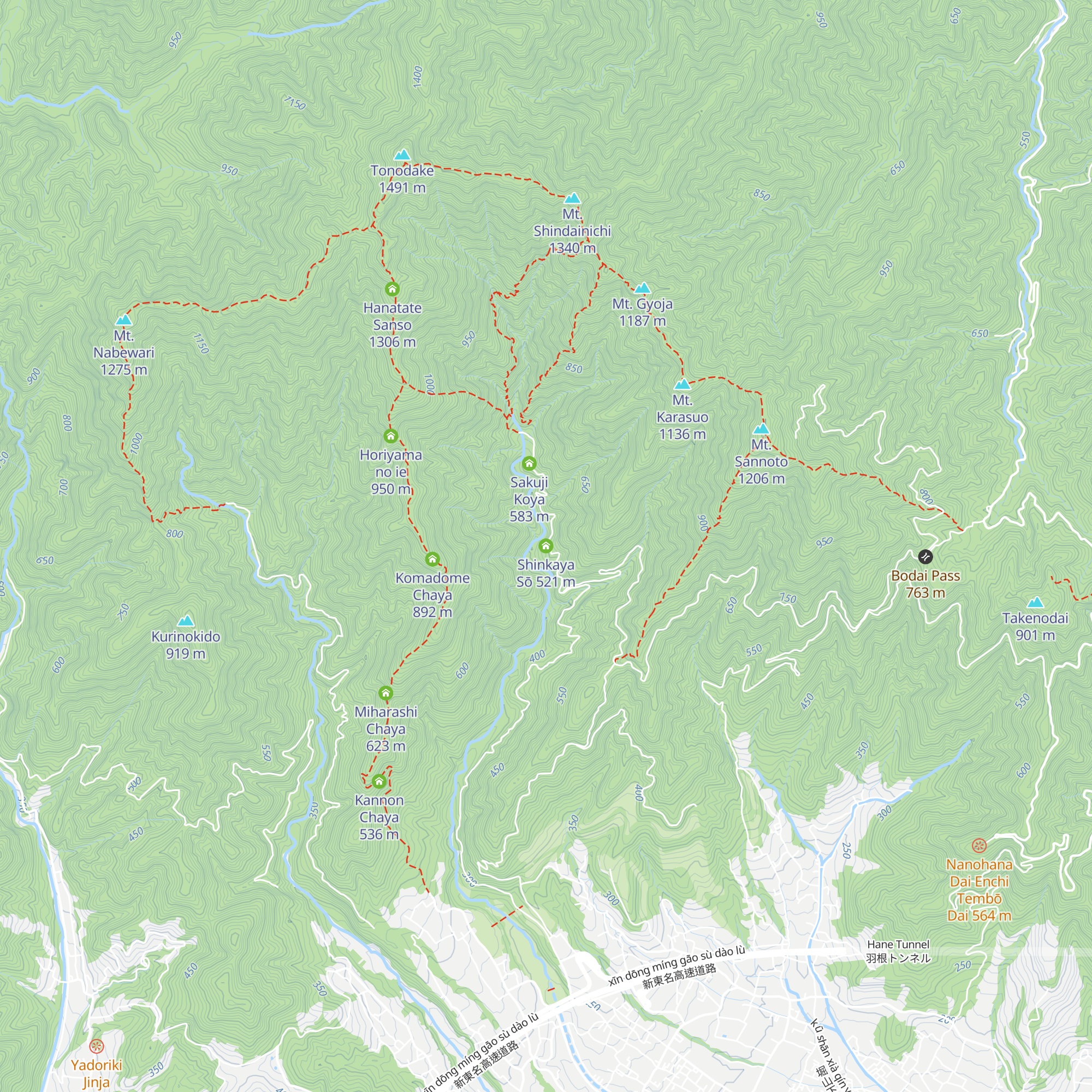 Shinkaya Sō map