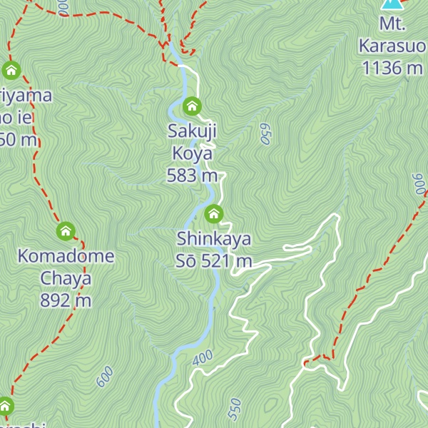 Map of Shinkaya Sō