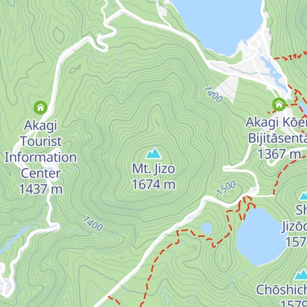 Map of Mt. Jizo