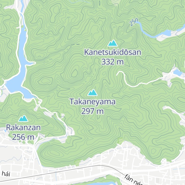 Map of Takaneyama