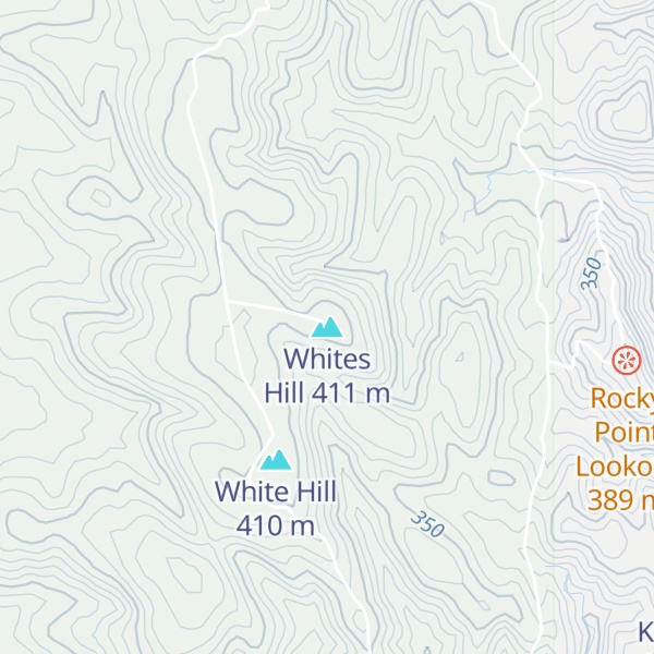 Map of Whites Hill