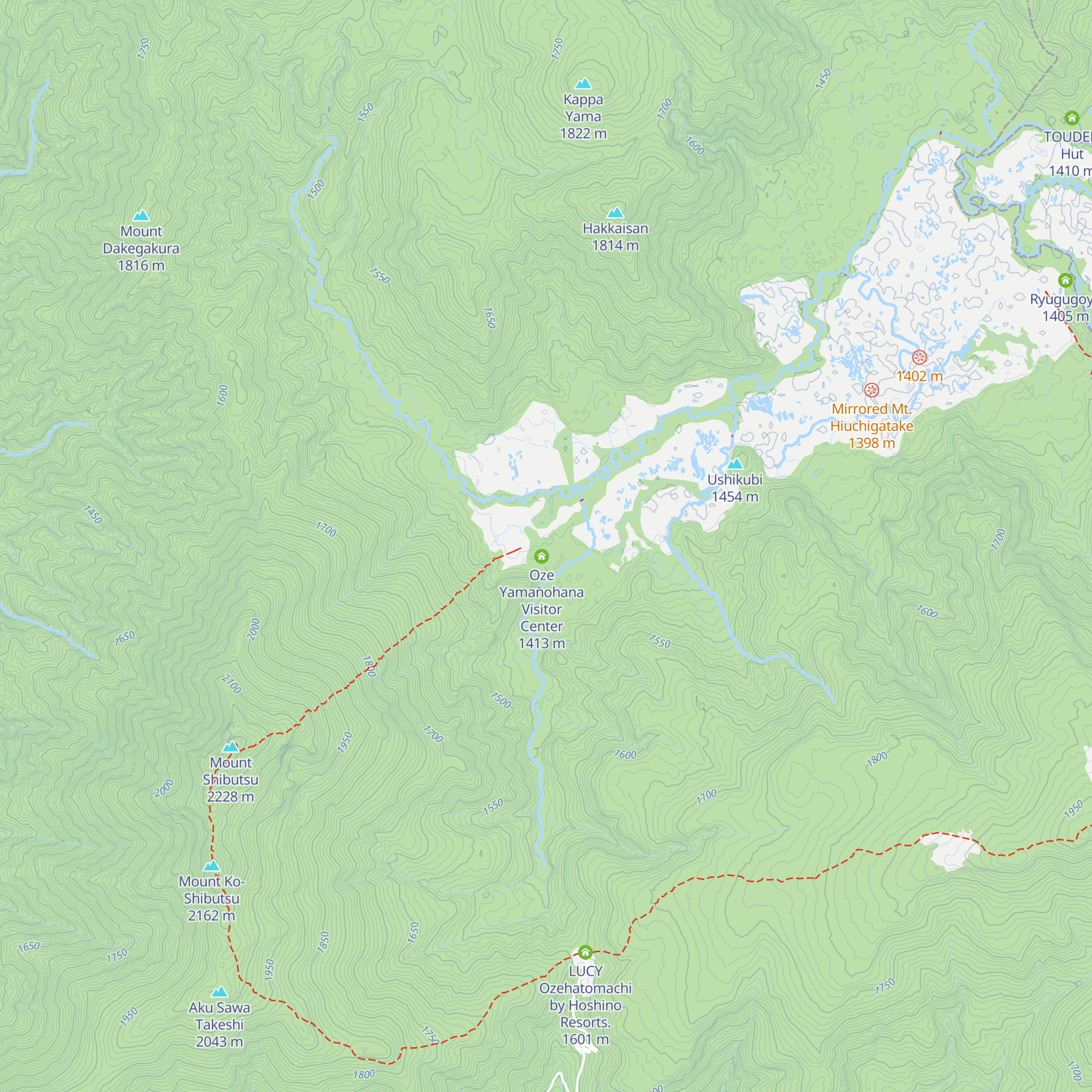Yamanohanagoya map