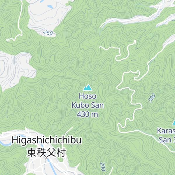 Map of Hoso Kubo San