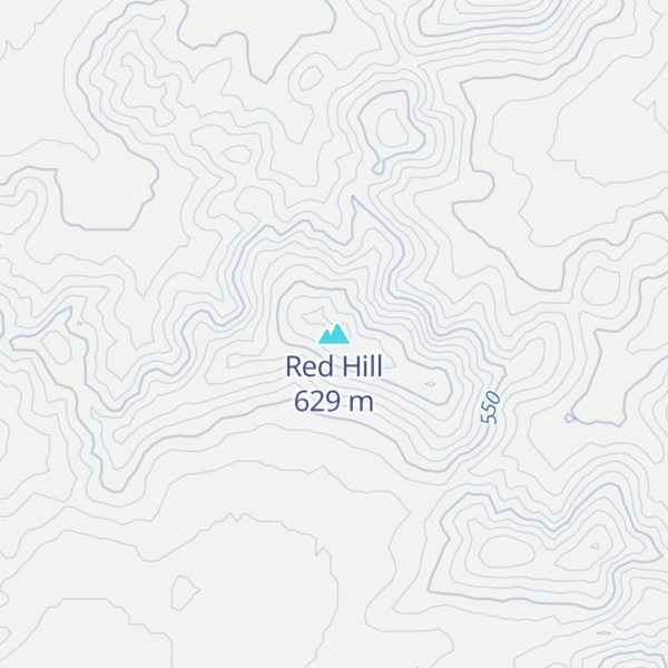 Map of Red Hill