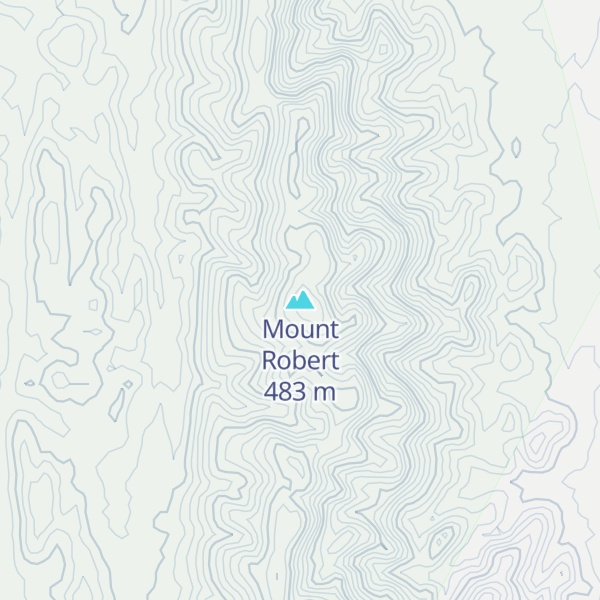 Map of Mount Robert