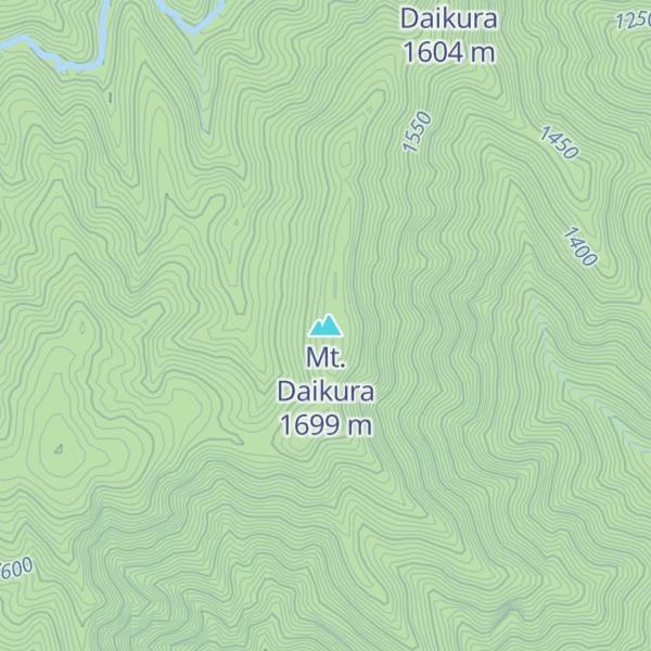 Map of Mt. Daikura