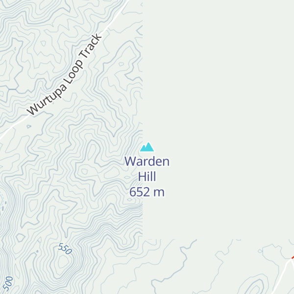 Map of Warden Hill