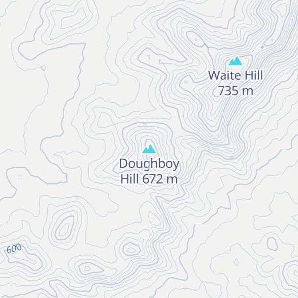 Map of Doughboy Hill