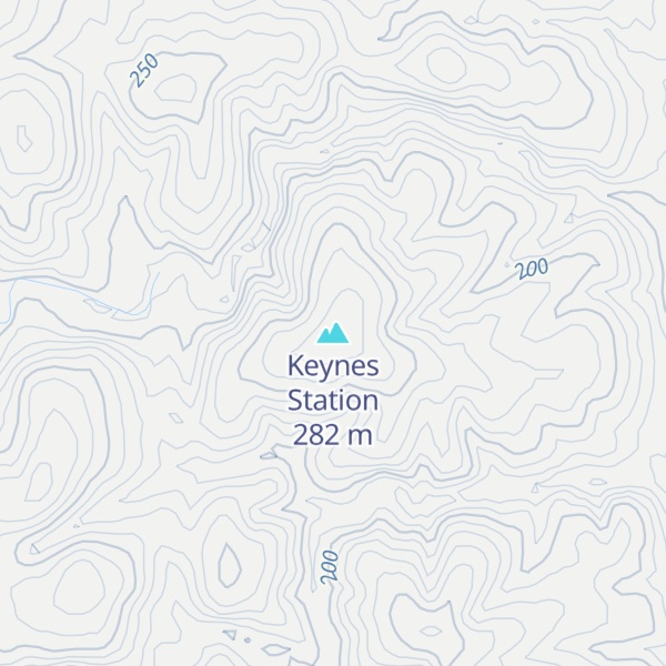 Map of Keynes Station