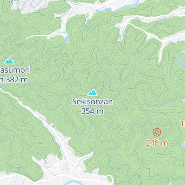 Map of Sekisonzan