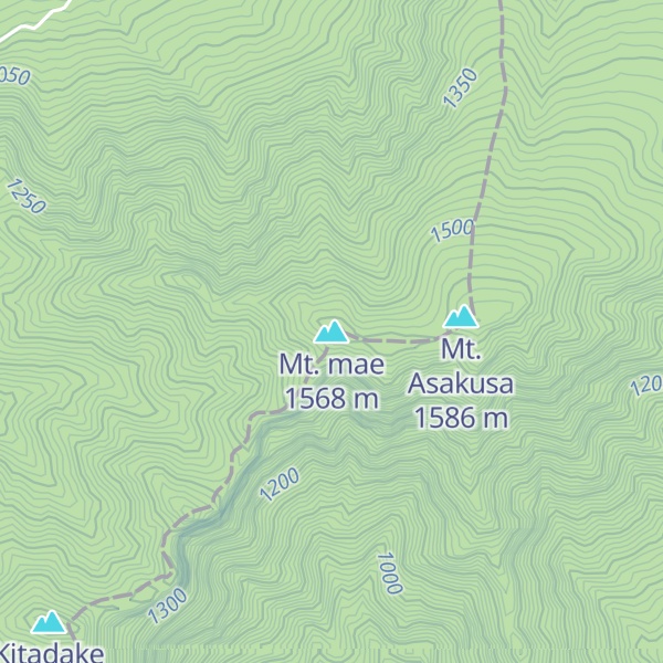 Map of Mt. mae