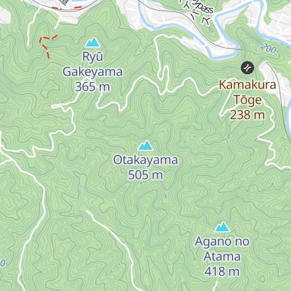 Map of Otakayama