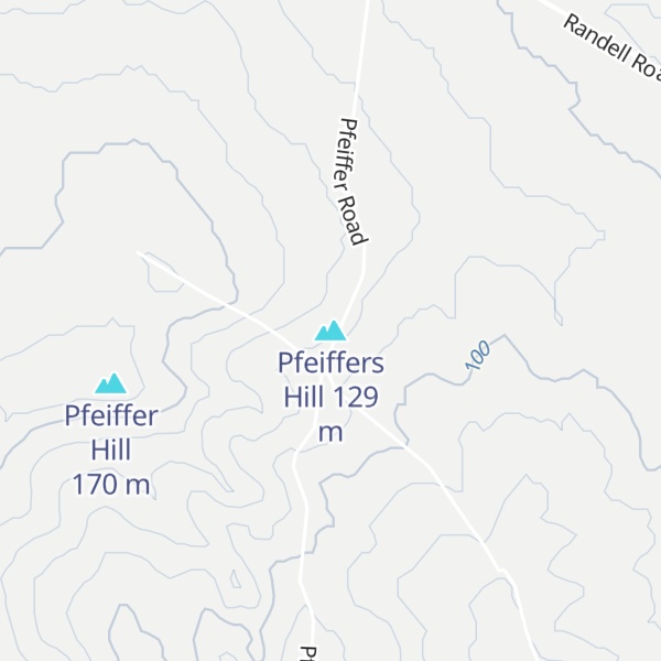 Map of Pfeiffers Hill