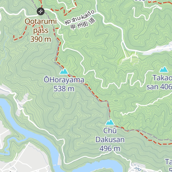 Map of Kompira San
