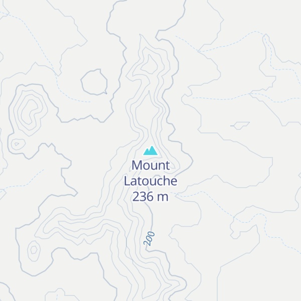 Map of Mount Latouche