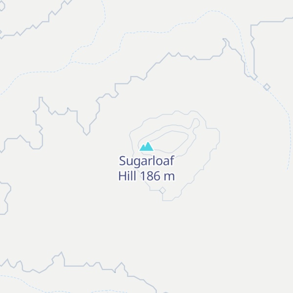 Map of Sugarloaf Hill