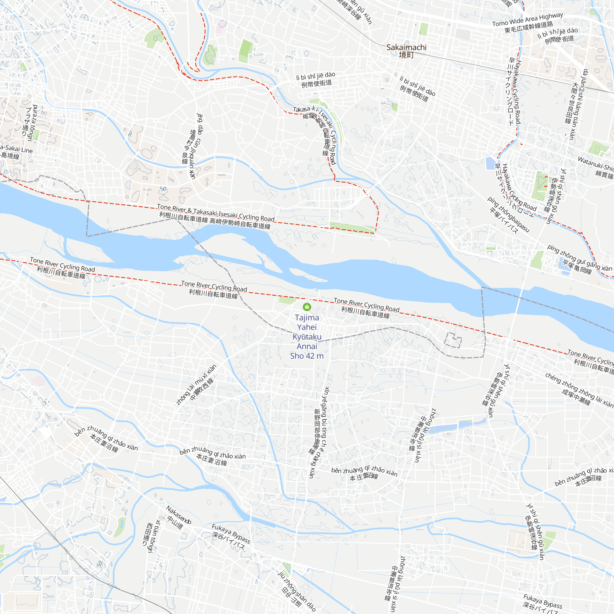 Tajima Yahei Kyūtaku Annai Sho map