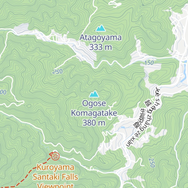 Map of Ogose Komagatake