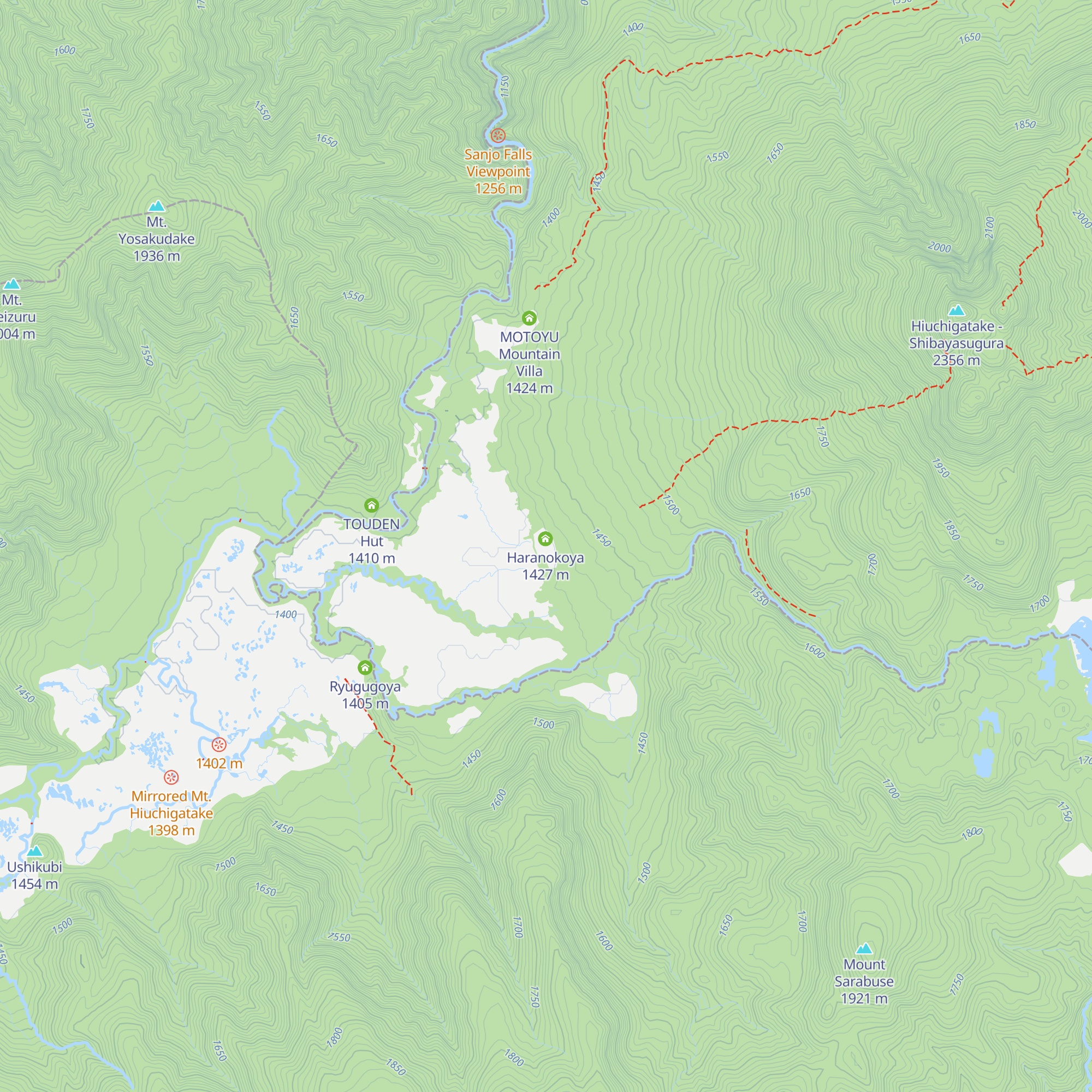 Hiuchigoya map