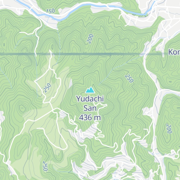 Map of Yudachi San