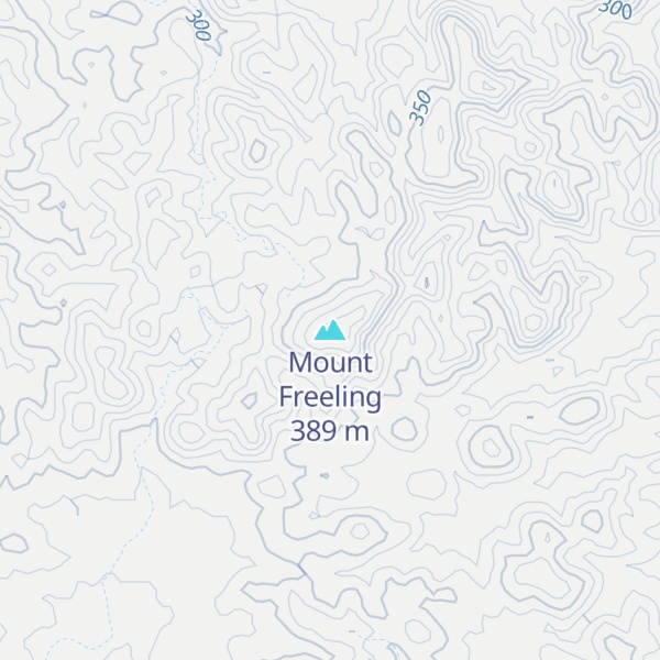 Map of Mount Freeling