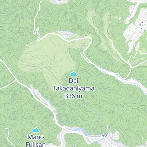 Map of Dai Takadaniyama