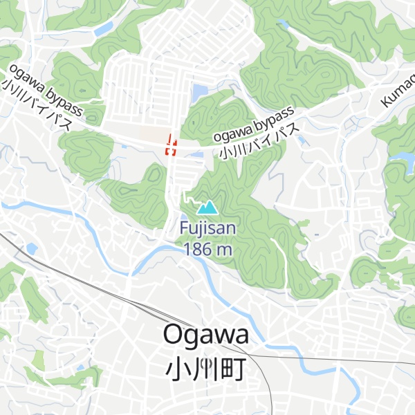 Map of Fujisan