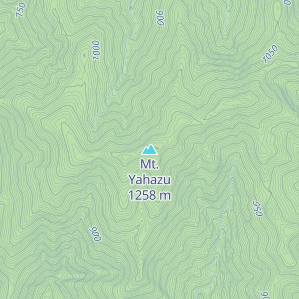 Map of Mt. Yahazu