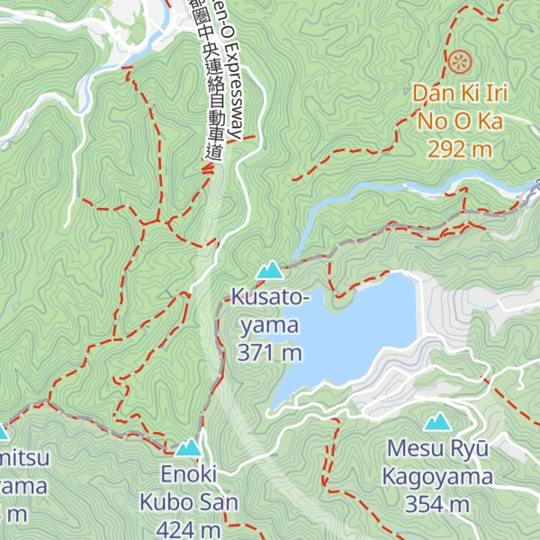 Map of Kusato-yama