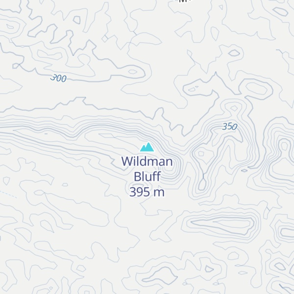 Map of Wildman Bluff
