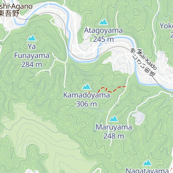 Map of Kamadoyama