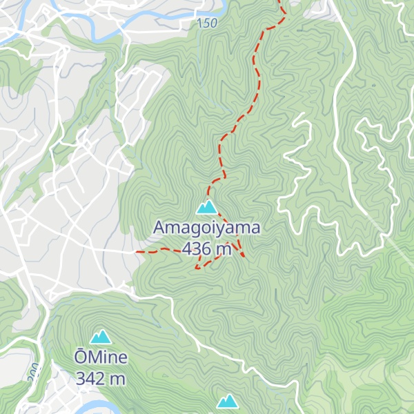 Map of Amagoiyama