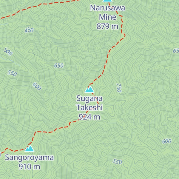 Map of Sugana Takeshi