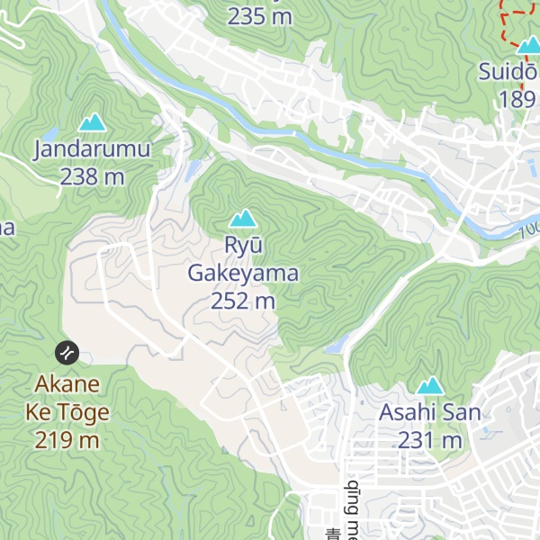 Map of Hiuchi San