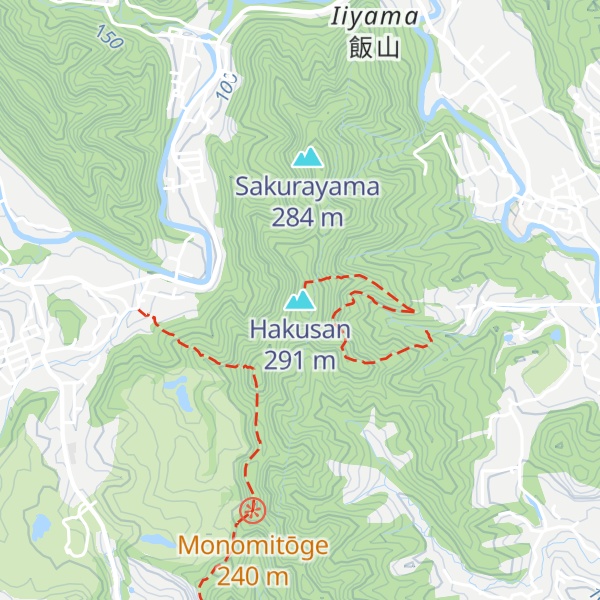 Map of Hakusan