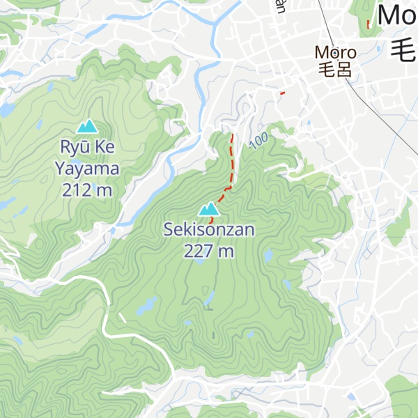Map of Sekisonzan