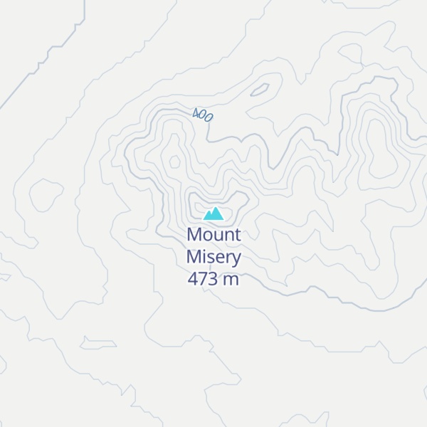 Map of Mount Misery
