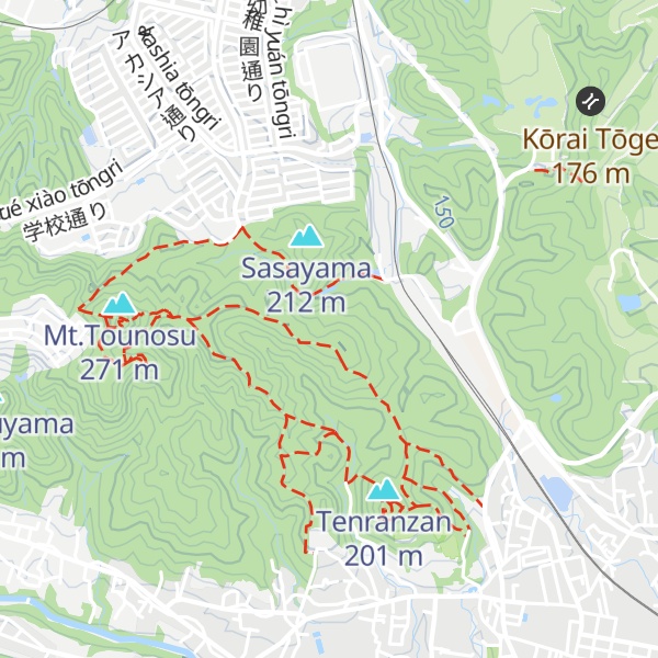 Map of Tarōbō