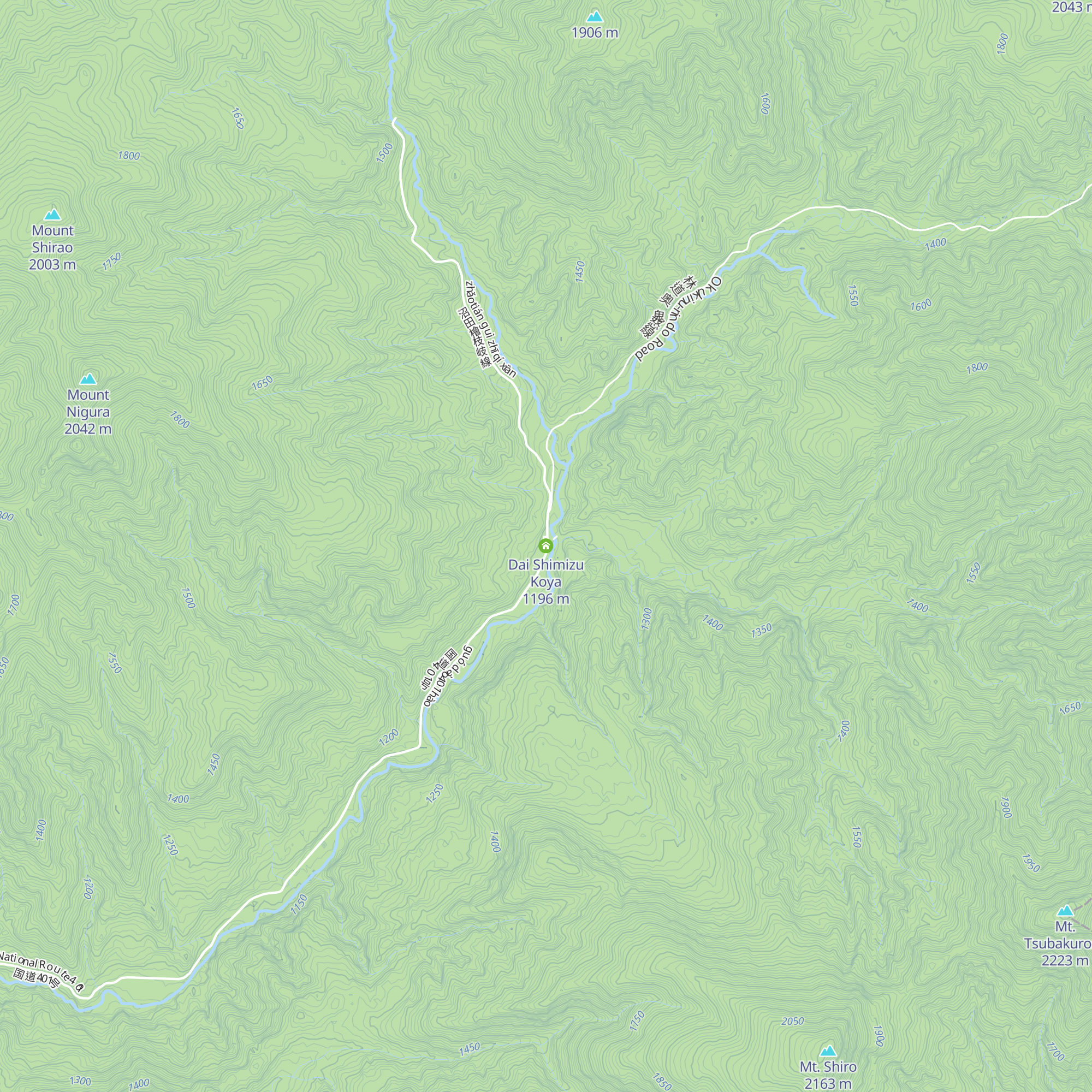 Dai Shimizu Koya map
