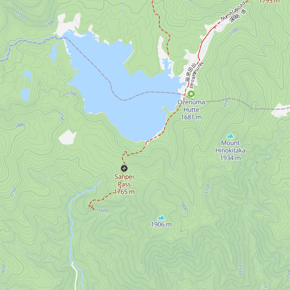 Ozenuma Mountain Villa map